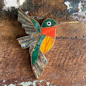 Vintage Bird Brooch Pin